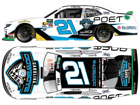 AUSTIN HILL 2026 CAROLINA COWBOYS 1:24 ARC DIECAST