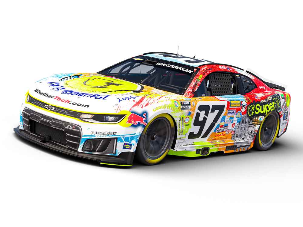 Shane Van Gisbergen 2026 Superfile x Mr. Brainwash 1:24 Nascar Diecast