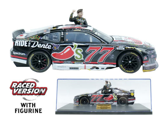CARSON HOCEVAR 2026 CHILI'S RIDE THE DENTE TALLAGEDA RACED WIN 1:24 ARC DIECAST WITH FIGURINE